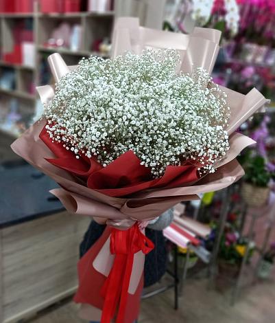 Букет цветов из: Гипсофила в Стеблево