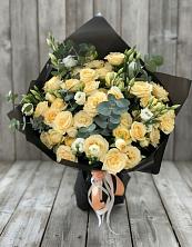 Букет цветов из:  Розы и Лизиантусы в Стеблево