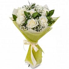 Букет цветов из:  Розы #REPLACE_PRED# Стеблево