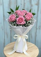 Букет цветов из:  Розы #REPLACE_PRED# Стеблево