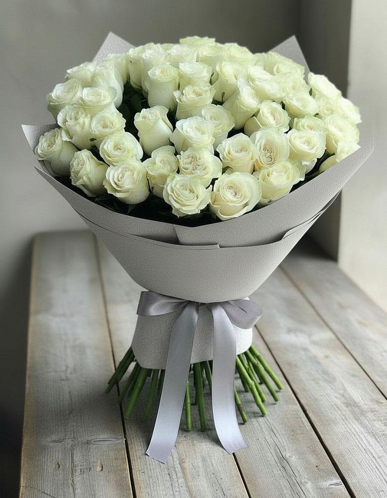 Букет 35 Белых роз в Стеблево