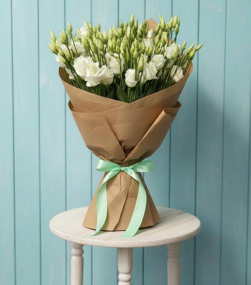 Букет цветов из: Лизиантусы в Стеблево