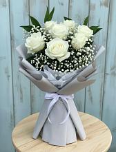 Букет цветов из:  Розы #REPLACE_PRED# Стеблево