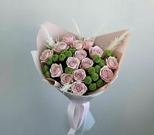 Букет цветов из:  Розы и Хризантемы #REPLACE_PRED# Стеблево