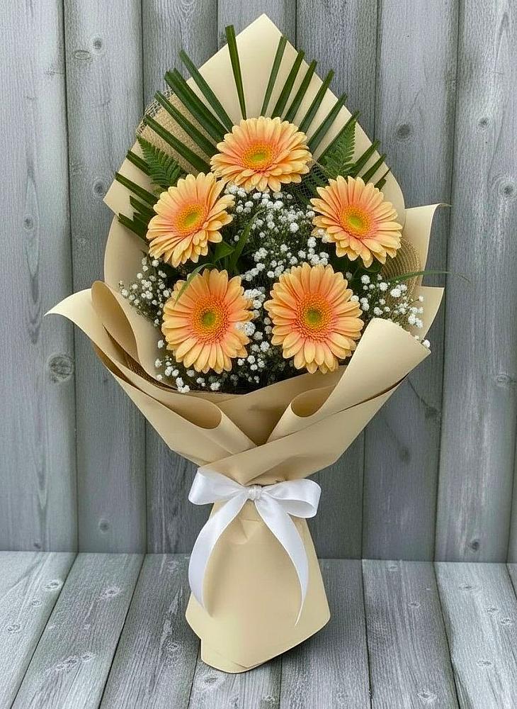 Букет цветов из: Герберы в Стеблево