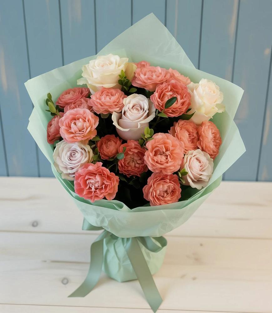 Букет цветов из: Розы в Стеблево