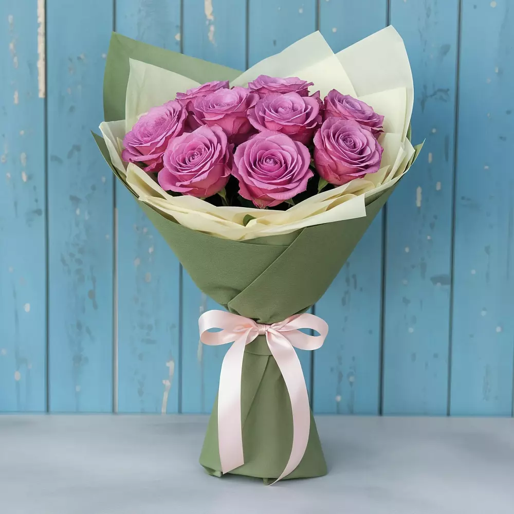 Букет Розы Фёрст Леди в Стеблево