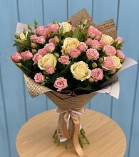 Букет цветов из:  Розы #REPLACE_PRED# Стеблево