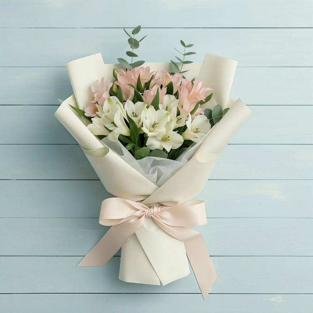 Букет цветов из: Альстромерии в Стеблево