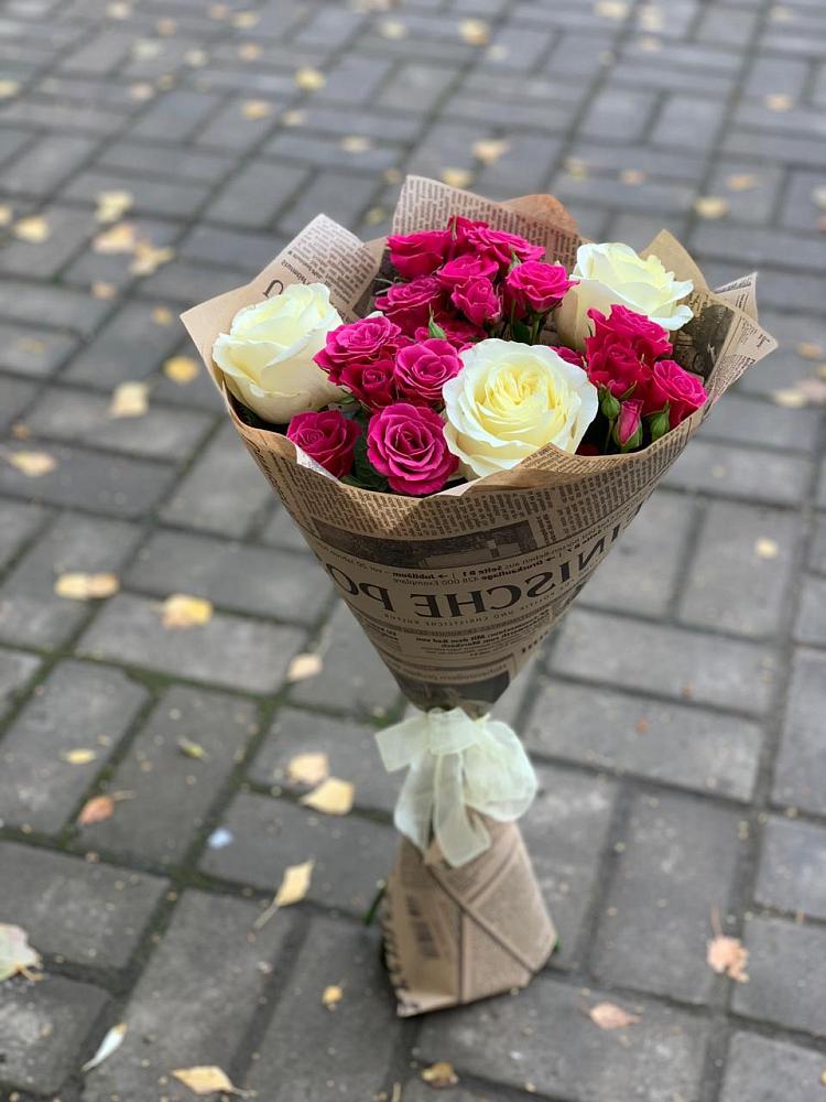 Букет цветов из: Розы в Стеблево